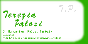 terezia palosi business card